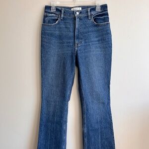 Curve Love High Rise Vintage Flare Jean (Dark Wash)